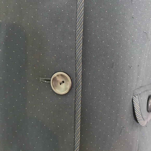 Vintage 90s Petite Sophisticate 2 Piece Skirt Suit Navy Blue Mixed Sizes 12P - Picture 6 of 13